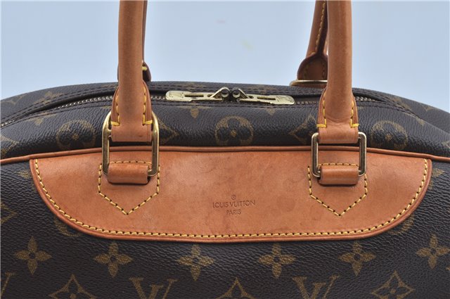 Authentic Louis Vuitton Monogram Deauville Hand Bag M47270 LV J8422