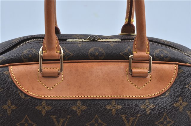 Authentic Louis Vuitton Monogram Deauville Hand Bag M47270 LV J8422