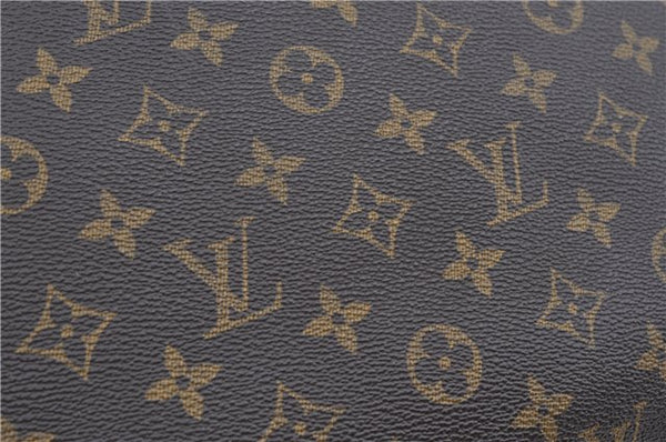 Authentic Louis Vuitton Monogram Deauville Hand Bag M47270 LV J8422