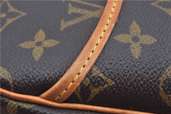 Authentic Louis Vuitton Monogram Deauville Hand Bag M47270 LV J8422