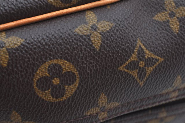 Authentic Louis Vuitton Monogram Deauville Hand Bag M47270 LV J8422