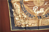 Authentic HERMES Carre 90 Scarf "RYTHMES DU MONDE" Silk Yellow Black Box J8434