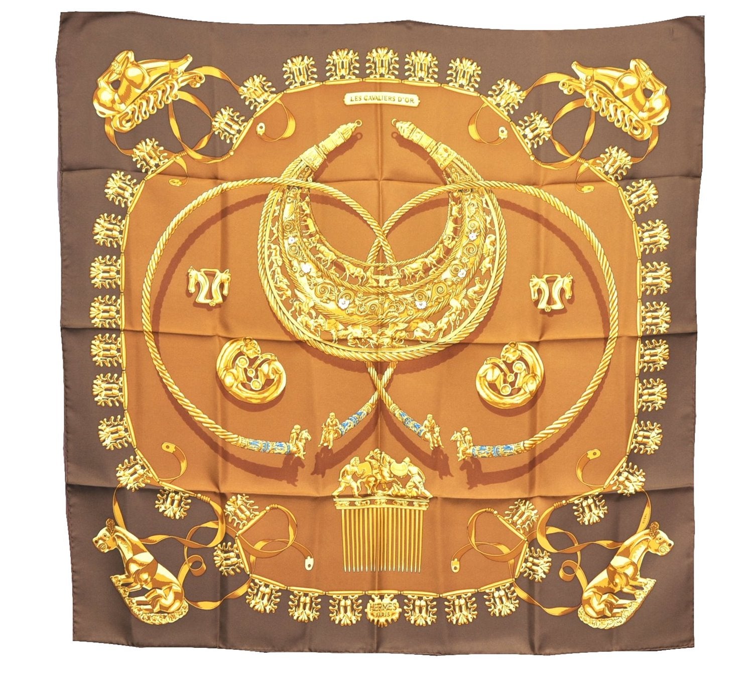 Authentic HERMES Carre 90 Scarf 