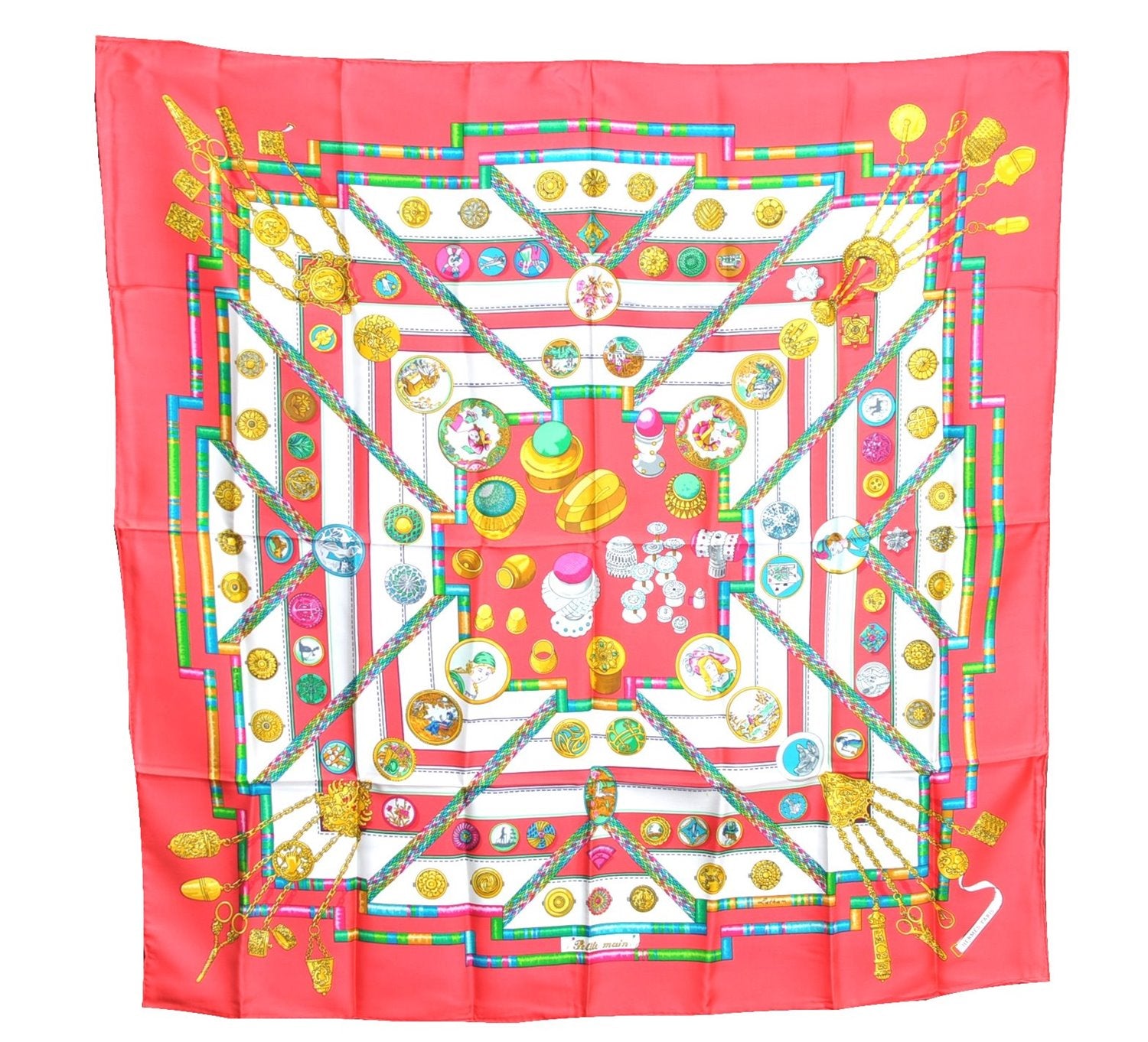 Authentic HERMES Carre 90 Scarf 