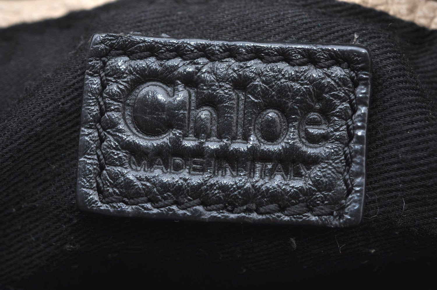Authentic Chloe Paraty 2Way Shoulder Cross Body Hand Bag Leather Black J8442