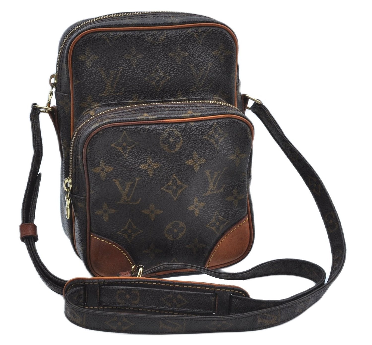 Authentic Louis Vuitton Monogram Amazone Shoulder Cross Body Bag M45236 LV J8457