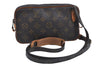 Auth Louis Vuitton Monogram Marly Bandouliere Shoulder Cross Bag M51828 LV J8472