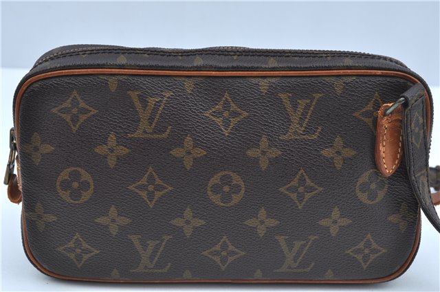 Auth Louis Vuitton Monogram Marly Bandouliere Shoulder Cross Bag M51828 LV J8472