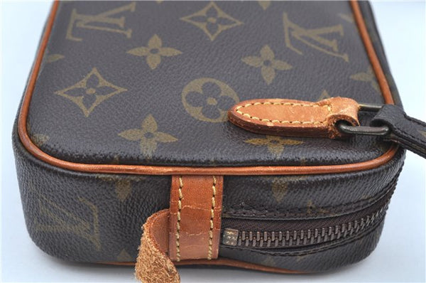 Auth Louis Vuitton Monogram Marly Bandouliere Shoulder Cross Bag M51828 LV J8472
