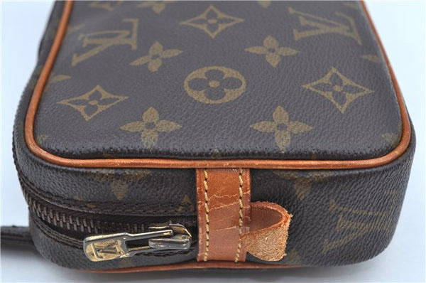 Auth Louis Vuitton Monogram Marly Bandouliere Shoulder Cross Bag M51828 LV J8472
