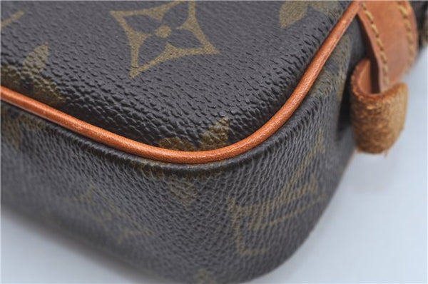 Auth Louis Vuitton Monogram Marly Bandouliere Shoulder Cross Bag M51828 LV J8472