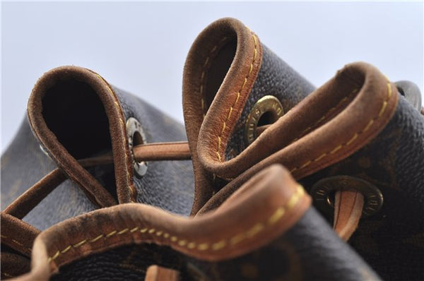 Authentic Louis Vuitton Monogram Noe Shoulder Drawstring Bag M42224 LV J8484