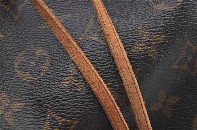 Authentic Louis Vuitton Monogram Noe Shoulder Drawstring Bag M42224 LV J8484