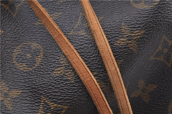 Authentic Louis Vuitton Monogram Noe Shoulder Drawstring Bag M42224 LV J8484