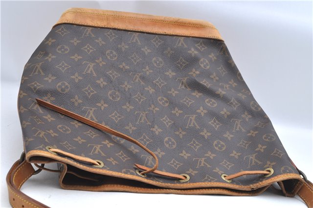 Authentic Louis Vuitton Monogram Noe Shoulder Drawstring Bag M42224 LV J8484