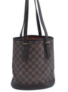Authentic Louis Vuitton Damier Marais Bucket Shoulder Tote Bag N42240 LV J8485