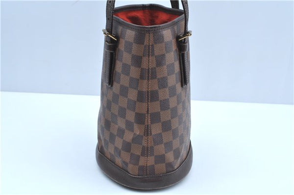 Authentic Louis Vuitton Damier Marais Bucket Shoulder Tote Bag N42240 LV J8485