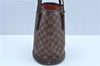 Authentic Louis Vuitton Damier Marais Bucket Shoulder Tote Bag N42240 LV J8485