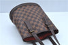 Authentic Louis Vuitton Damier Marais Bucket Shoulder Tote Bag N42240 LV J8485