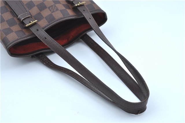 Authentic Louis Vuitton Damier Marais Bucket Shoulder Tote Bag N42240 LV J8485