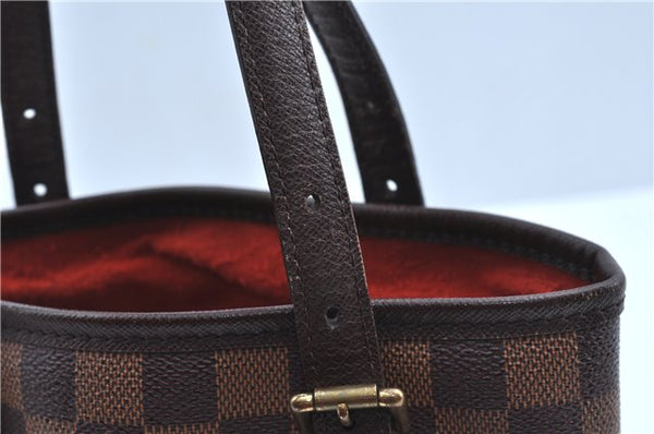 Authentic Louis Vuitton Damier Marais Bucket Shoulder Tote Bag N42240 LV J8485