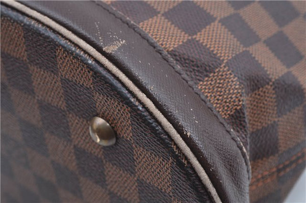 Authentic Louis Vuitton Damier Marais Bucket Shoulder Tote Bag N42240 LV J8485