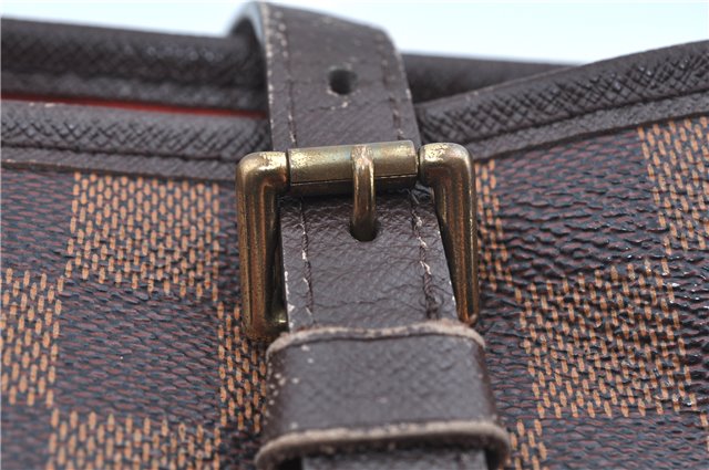 Authentic Louis Vuitton Damier Marais Bucket Shoulder Tote Bag N42240 LV J8485