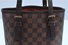 Authentic Louis Vuitton Damier Marais Bucket Shoulder Tote Bag N42240 LV J8485