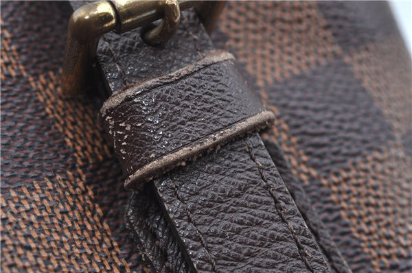 Authentic Louis Vuitton Damier Marais Bucket Shoulder Tote Bag N42240 LV J8485