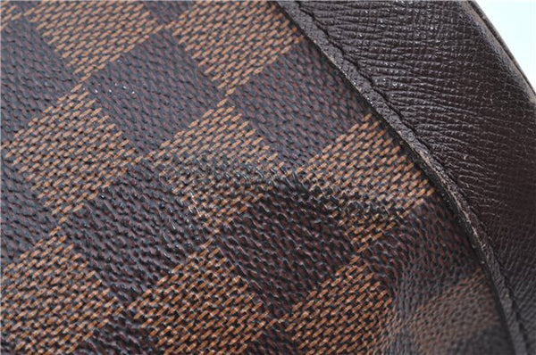 Authentic Louis Vuitton Damier Marais Bucket Shoulder Tote Bag N42240 LV J8485