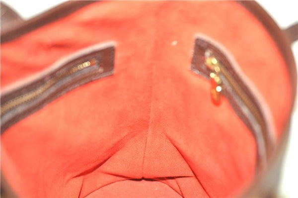 Authentic Louis Vuitton Damier Marais Bucket Shoulder Tote Bag N42240 LV J8485