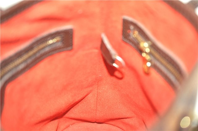 Authentic Louis Vuitton Damier Marais Bucket Shoulder Tote Bag N42240 LV J8485