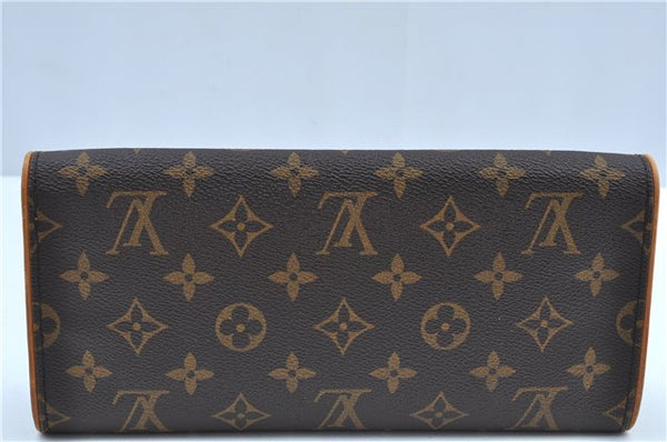 Authentic Louis Vuitton Monogram Pochette Twin GM Shoulder Bag M51852 LV J8491