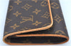 Authentic Louis Vuitton Monogram Pochette Twin GM Shoulder Bag M51852 LV J8491