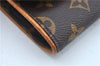 Authentic Louis Vuitton Monogram Pochette Twin GM Shoulder Bag M51852 LV J8491