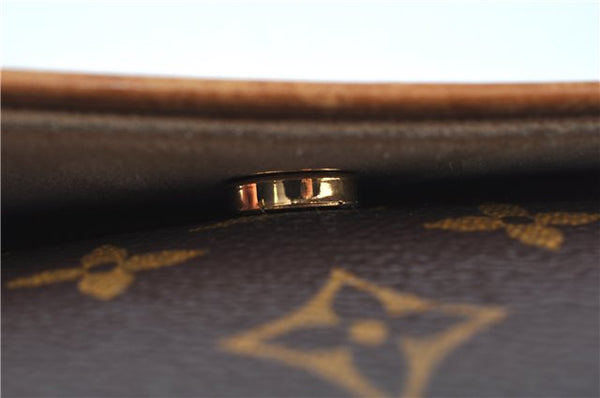 Authentic Louis Vuitton Monogram Pochette Twin GM Shoulder Bag M51852 LV J8491