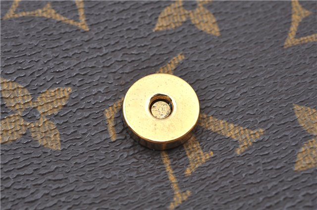 Authentic Louis Vuitton Monogram Pochette Twin GM Shoulder Bag M51852 LV J8491