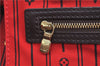 Authentic Louis Vuitton Damier Neverfull MM Shoulder Tote Bag N51105 LV J8507