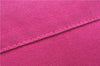 Authentic HERMES Bolide PM Pouch Purse Canvas Leather Pink J8549