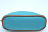 Authentic HERMES Bolide Pouch MiniMini Purse Canvas Leather Light Blue J8555