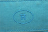 Authentic HERMES Bolide Pouch MiniMini Purse Canvas Leather Light Blue J8555