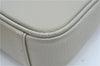 Authentic BURBERRY Vintage Leather Shoulder Cross Body Bag Purse Gray J8567