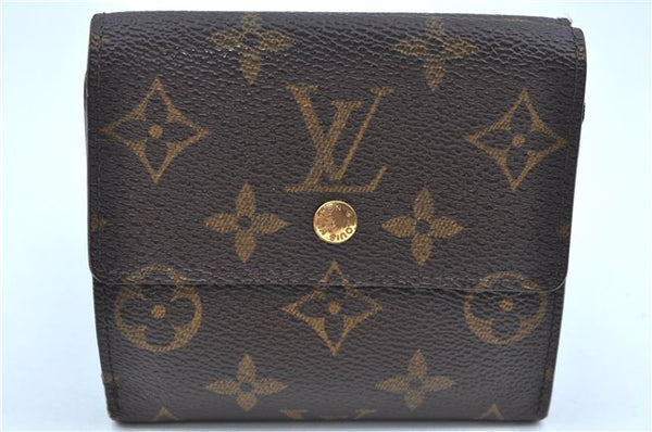 Authentic Louis Vuitton Monogram Portefeuille Elise Wallet Purse M61654 LV J8658