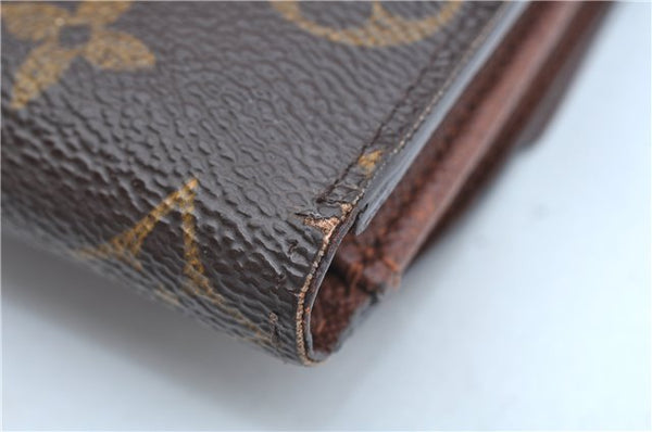 Authentic Louis Vuitton Monogram Portefeuille Elise Wallet Purse M61654 LV J8658