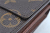 Authentic Louis Vuitton Monogram Portefeuille Elise Wallet Purse M61654 LV J8658