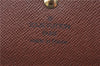 Authentic Louis Vuitton Monogram Portefeuille Elise Wallet Purse M61654 LV J8658