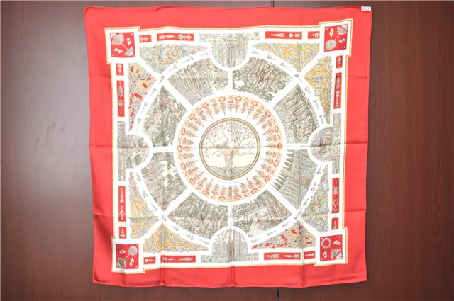 Authentic HERMES Carre 90 Scarf 