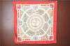 Authentic HERMES Carre 90 Scarf "Le Songe de Poliphile" Silk Red J8676