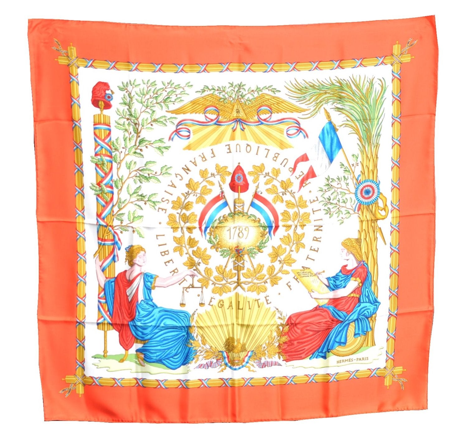 Authentic HERMES Carre 90 Scarf 