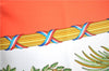 Authentic HERMES Carre 90 Scarf "LIBERTE EGALITE FRATERNITE" Silk Orange J8678